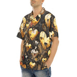 Hawaiian Shirt Broken Golden Hearts