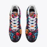 Air Cushion Sneakers Colorful Hearts Graffiti