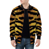 Bomber Jacket Golden Tiger Fur