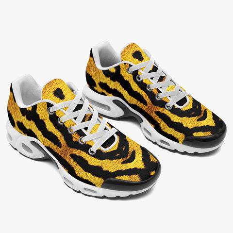 Air Cushion Sneakers Golden Tiger Fur