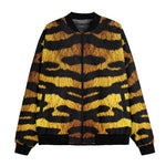 Bomber Jacket Golden Tiger Fur