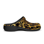 Classic Clogs Golden Leopard Fur