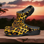 Classic Clogs Golden Leopard Fur