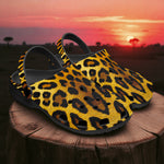 Classic Clogs Golden Leopard Fur