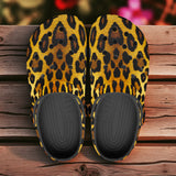 Classic Clogs Golden Leopard Fur