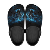 Classic Clogs Tiger Glowing Blue Smoke