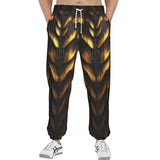 Men's Sweatpants Tiger Gold Dripping Paint