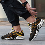 Air Cushion Sneakers Tiger Gold Dripping Paint