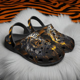 Classic Clogs Tiger Gold Dripping Paint