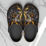 Classic Clogs Tiger Gold Dripping Paint