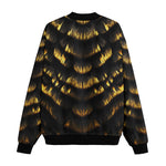 Bomber Jacket Golden and Black Tiger Head