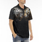 Men's Polo Shirt Tigers Fight