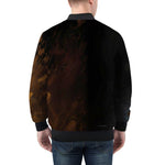 Bomber Jacket Golden Leopard Roaring