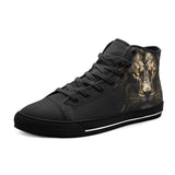 High-Top Canvas Shoes Lion with Lightning