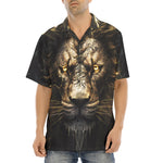 Hawaiian Shirt Lion with Lightning