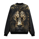 Bomber Jacket Lion with Lightning