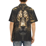 Hawaiian Shirt Lion with Lightning