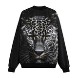 Bomber Jacket Snow Leopard Head