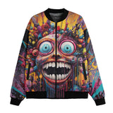 Bomber Jacket Psychedelic Bizarre Face