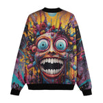 Bomber Jacket Psychedelic Bizarre Face