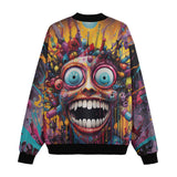 Bomber Jacket Psychedelic Bizarre Face