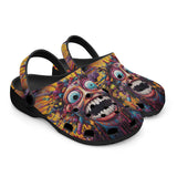 Classic Clogs Psychedelic Bizarre Face