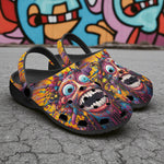 Classic Clogs Psychedelic Bizarre Face