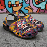 Classic Clogs Psychedelic Bizarre Face
