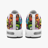 Air Cushion Sneakers Colorful Monsters Graffiti Art