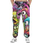 Men's Sweatpants Colorful Monsters Graffiti Art