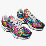 Air Cushion Sneakers Colorful Monsters Graffiti Art