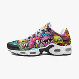 Air Cushion Sneakers Colorful Monsters Graffiti Art