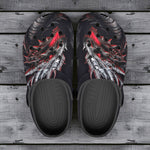 Classic Clogs Dragon Head with Fire