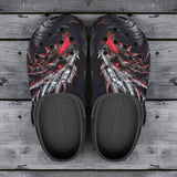 Classic Clogs Dragon Head with Fire