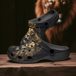 Classic Clogs Golden Lion with Crown