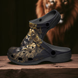 Classic Clogs Golden Lion with Crown