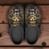 Classic Clogs Golden Lion with Crown