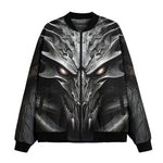 Bomber Jacket Metal Alien Skull