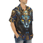 Hawaiian Shirt Egyptian Cat with Crown