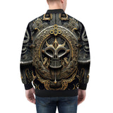 Bomber Jacket Mayan Art Collage