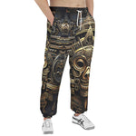 Men's Sweatpants Metal Aztec Ancient Artifact