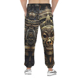 Men's Sweatpants Metal Aztec Ancient Artifact