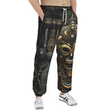 Men's Sweatpants Gold and Brass Aztecs Symbolism