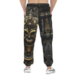 Men's Sweatpants Gold and Brass Aztecs Symbolism