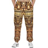 Men's Sweatpants Golden Aztec Carving