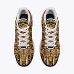 Air Cushion Sneakers Golden Aztec Carving