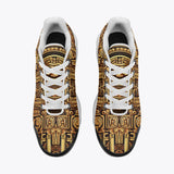 Air Cushion Sneakers Golden Aztec Carving