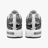 Air Cushion Sneakers Ancient Aztec Adorning Wall