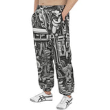 Men's Sweatpants Ancient Aztec Adorning Wall