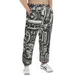 Men's Sweatpants Ancient Aztec Adorning Wall